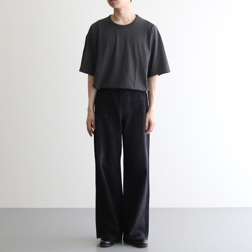 WIDE PAINTER PANTS #BLACK [M25B13PT01C]