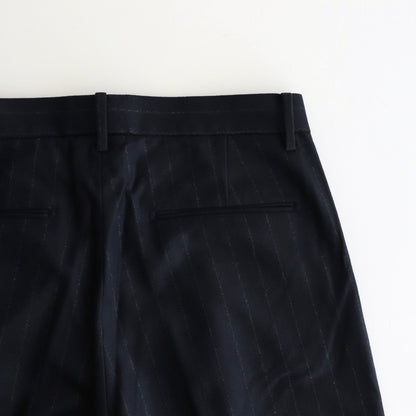 WO/Ca 2tuck Wide Tapered Trousers #NAVY ST [NEP-AW2426]