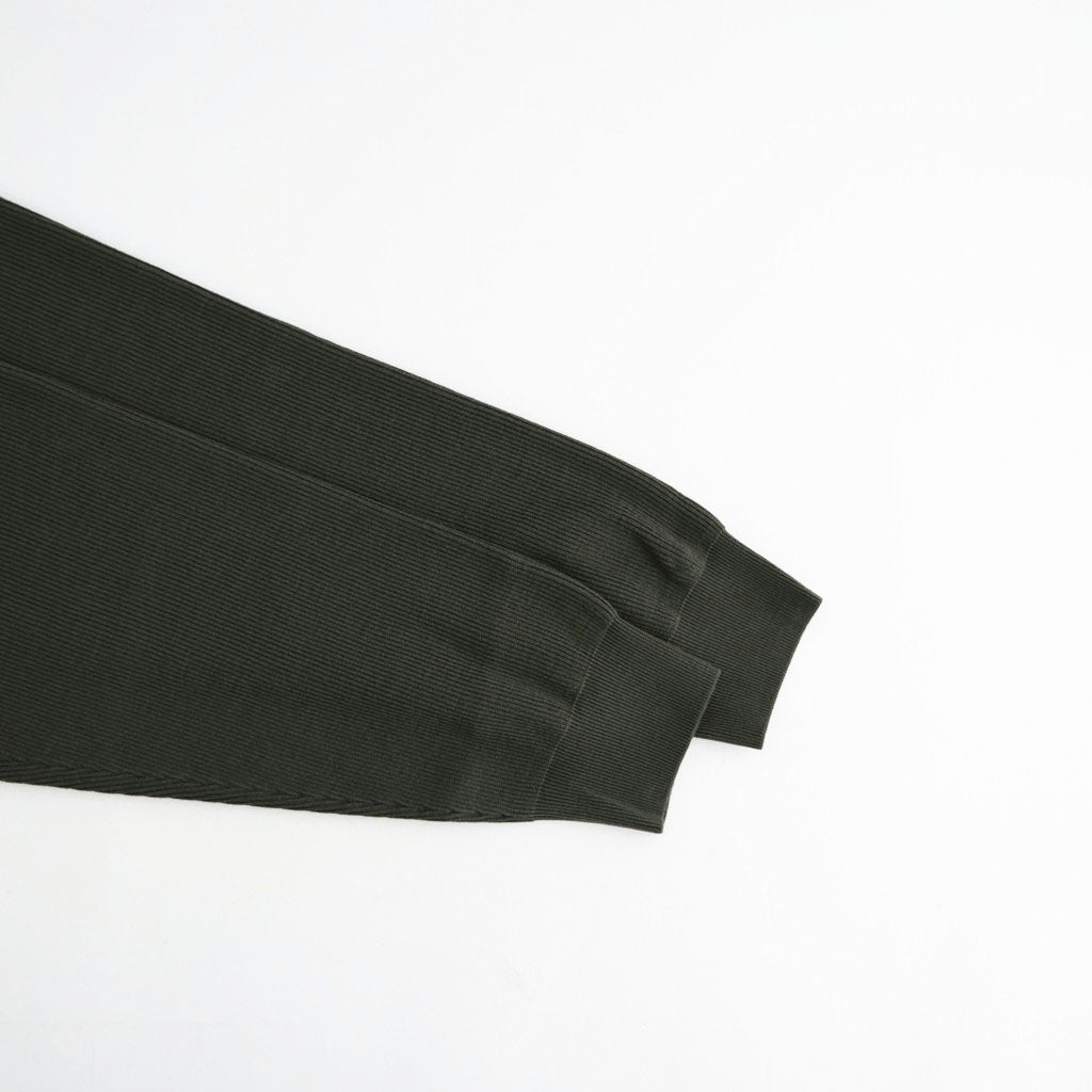 HARD TWIST WOOLRIB DRIVERS KNIT #FOREST [BN-26FM-033]