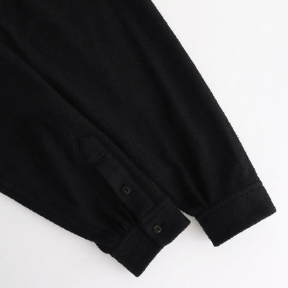 SWALLOW COLLAR SPORTS SHIRTS #ONYX BLACK [242OJ-SH02]