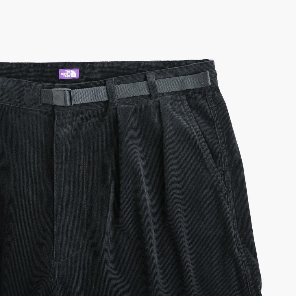 Corduroy Wide Straight Field Pants #Black [N26FC052]