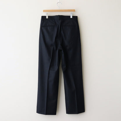 WO/Ca 2tuck Wide Tapered Trousers #NAVY ST [NEP-AW2426]