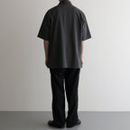 ONE BUTTON POLO S/S TEE #M.GRAY [M25A15CS02B]