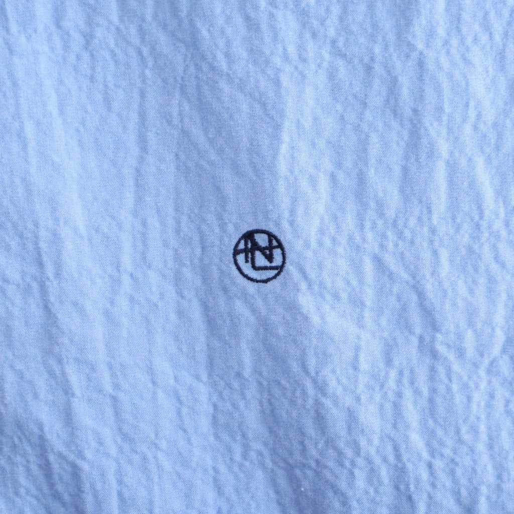 Regular Collar Wind Shirt #Sax [S26SG082]