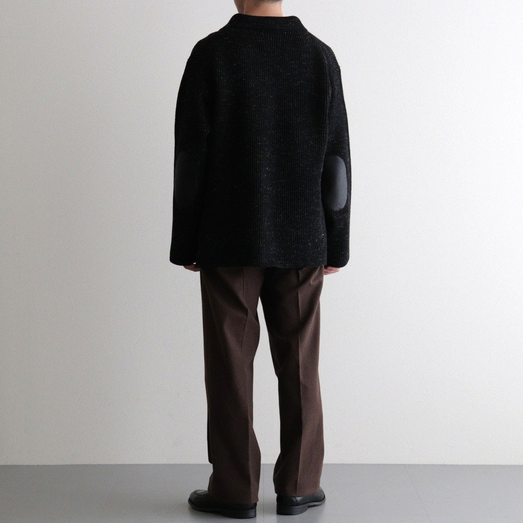 DOUBLE-PLEATED SMARTY TROUSER #WHISKY [252OJ-PT08]