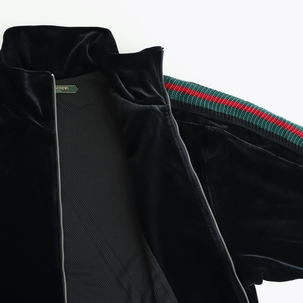 TRACK JACKET VELOURS #BLACK [DNA25B03-B]