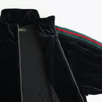 TRACK JACKET VELOURS #BLACK [DNA25B03-B]