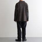 BLENDED KEMPI WOOL RAPEL CARDY #BARK [252OJ-KN03]