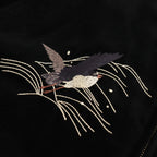 FADED VELVET SOUVENIR JACKET #GRAPHITE [242OJ-JK15]