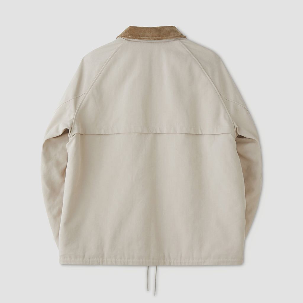 DUCK CLOTH FIELD JACKET #CREAM [PMAQ-OT03]