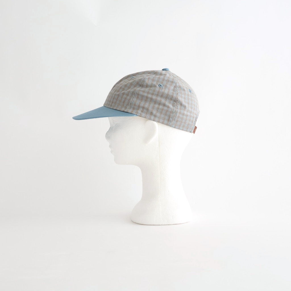 MADRAS CHECK CAP - DANNYBOY #LIGHT BLUE [Z01004]