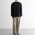 NORMANDY LINEN BASQUE SHIRT #BLACK [BN-25SM-065]