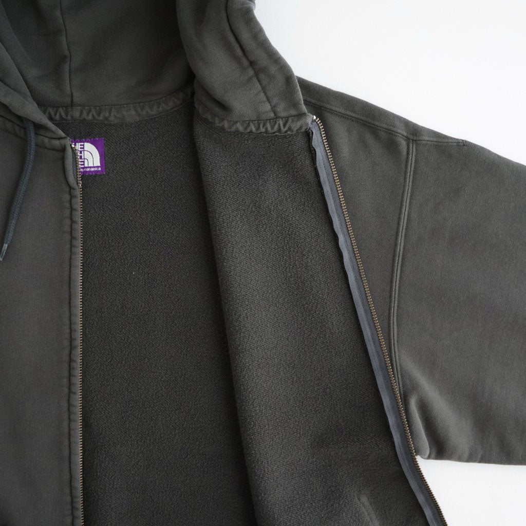 Garment Dyed Field Zip Up Hoodie #Asphalt Gray [N26FH057]