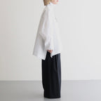 BOURRIENNE COTTON TYPEWRITER PONCHO SH / MA #WHITE [16851 50112]