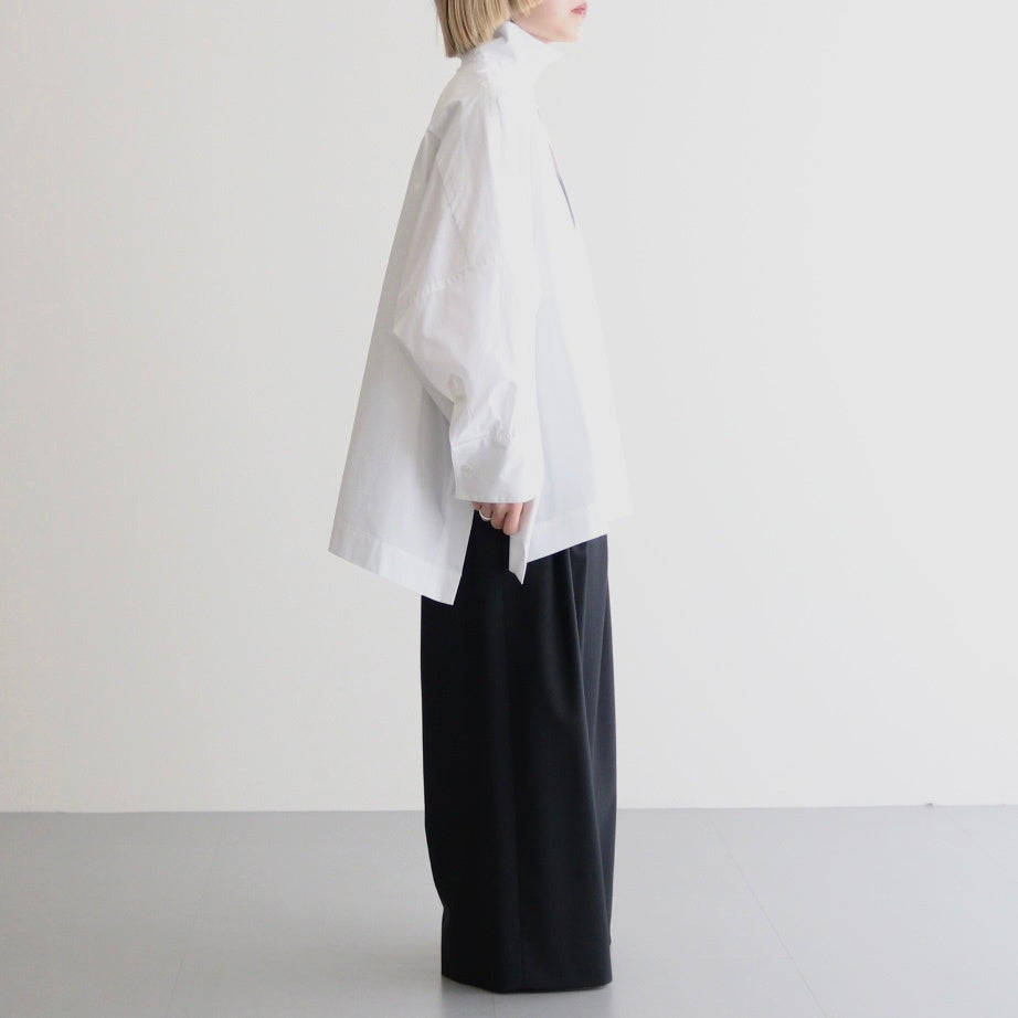 BOURRIENNE COTTON TYPEWRITER PONCHO SH / MA #WHITE [16851 50112]