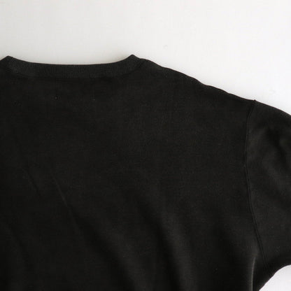 CREW NECK #FADED BLACK [M24C13CS02C]