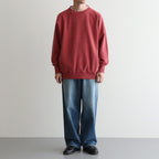 FADE COLOR JUMBERCA URAKE CREW NECK #FADE RED [BN-25FM-033]