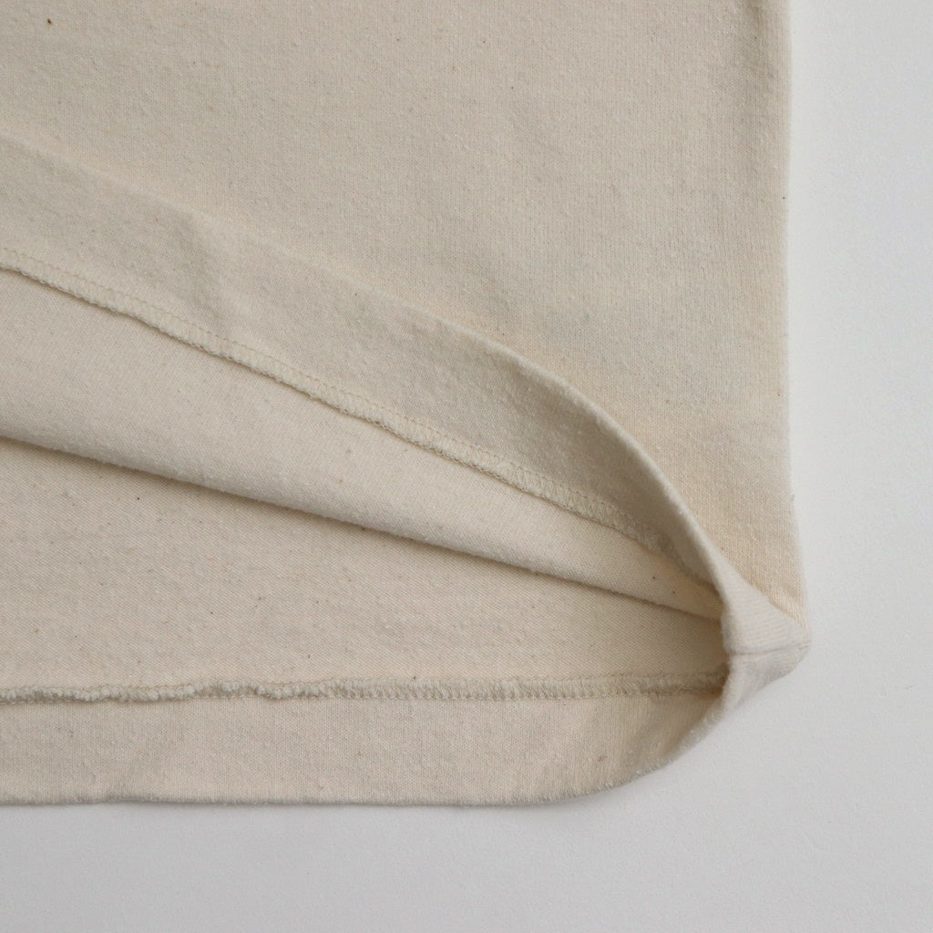 Co/Silk Nep Ringer Tee #Ivory-BODY×Black [BHS25S039]