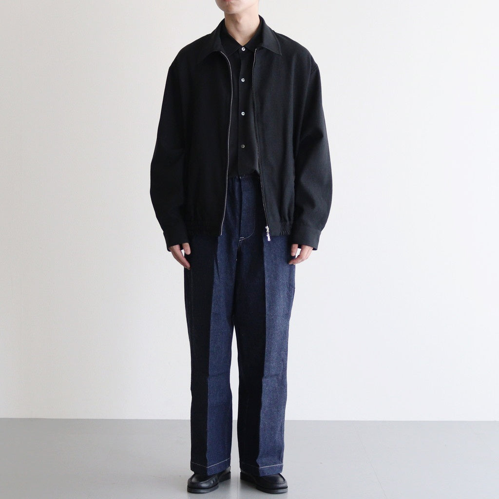 SPORTS JACKET #CHAMBRAY BLACK [M25C12BL01C]