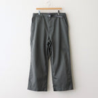 Chino Wide Straight Field Pants #Asphalt Gray [N25SC093]