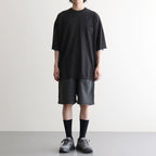 Denim Tuck Field Shorts #Gray [N26SD075]