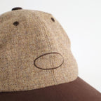 BRITISH TWEED WOOL CAP - FANBOY #COCOA [Y01019]