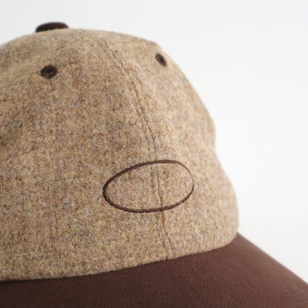 BRITISH TWEED WOOL CAP - FANBOY #COCOA [Y01019]