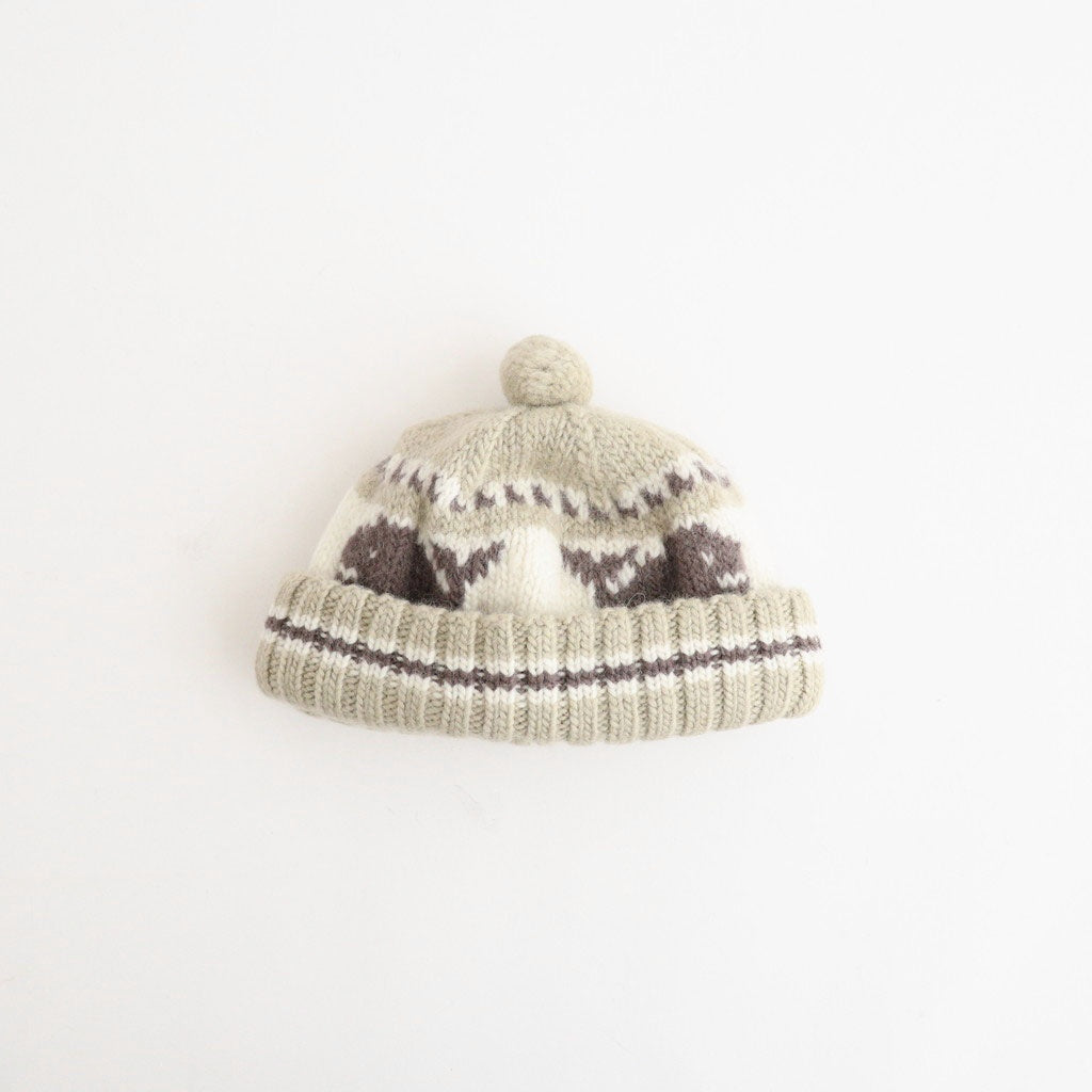 CANADIAN KNIT CAP - SNOWMAN #GRAY [Z01011]