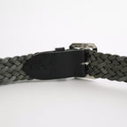 LEATHER MESH BELT #BLACK [PMAV-AC06]