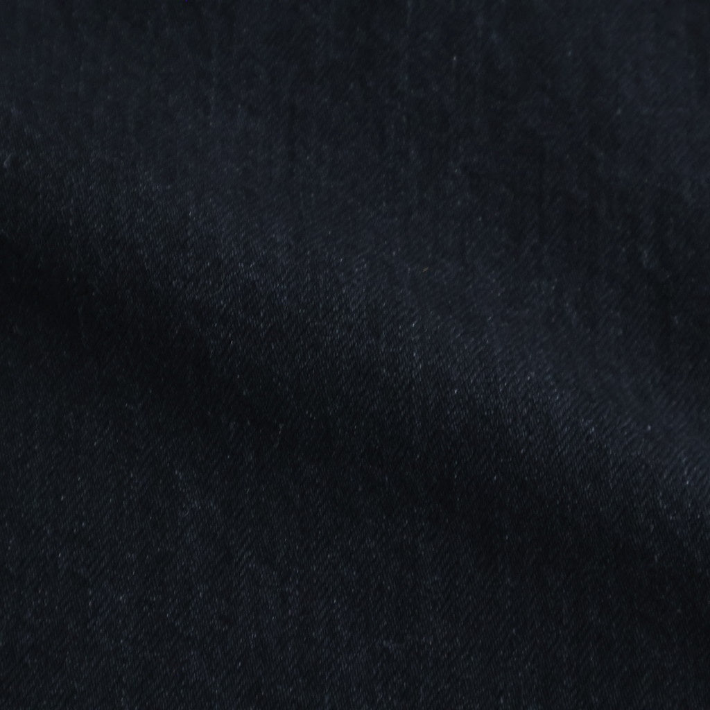 CO/HE PURE STRAIGHT DENIM #W BLACK [26S-BIS-PT05]