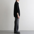 Co/Silk Nep Skipper Cropped Sleeve #Black [BHS26S029]