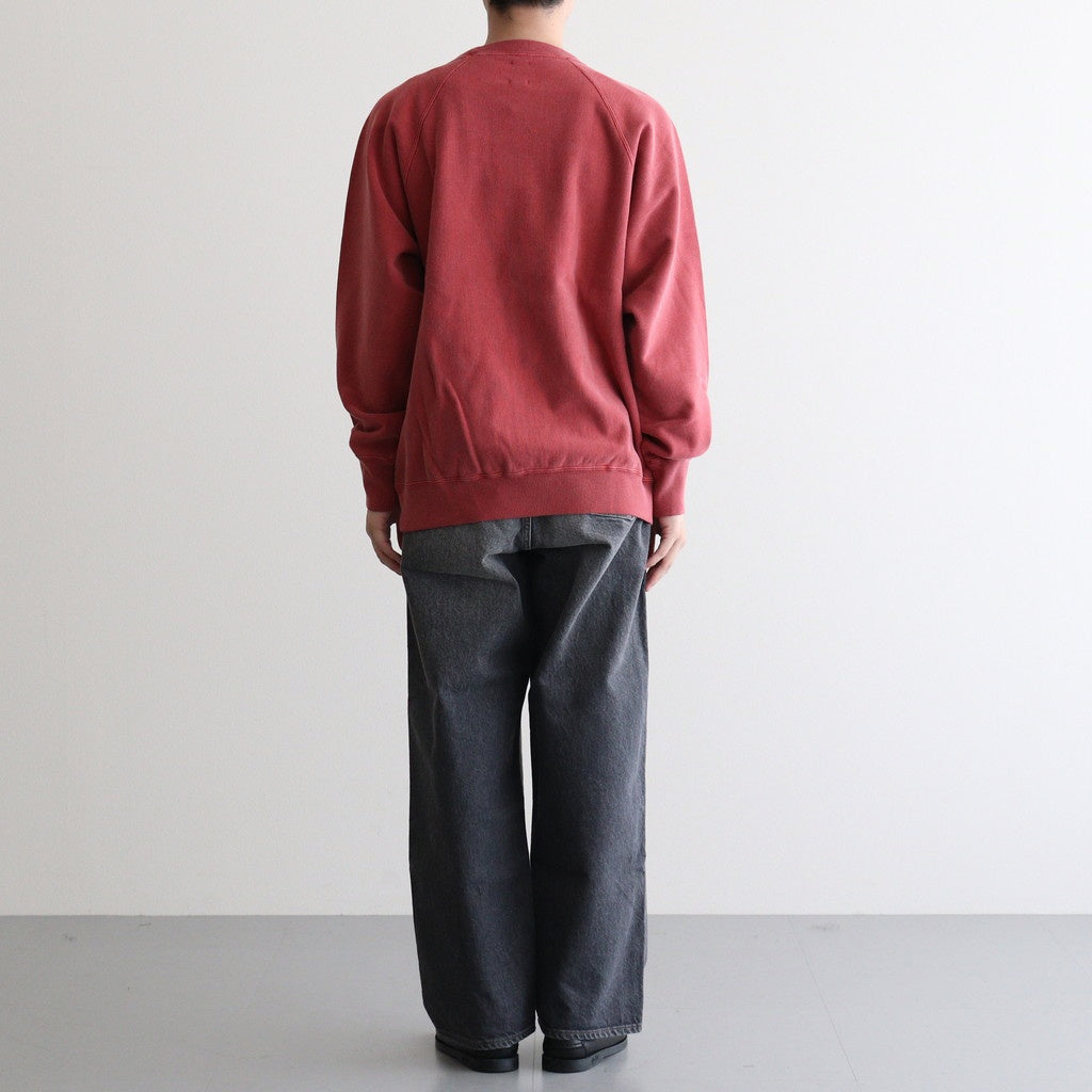 FADE COLOR JUMBERCA URAKE CREW NECK #FADE RED [BN-25FM-033]