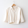 Co/Silk Nep Skipper Cropped Sleeve #Ivory [BHS26S029]