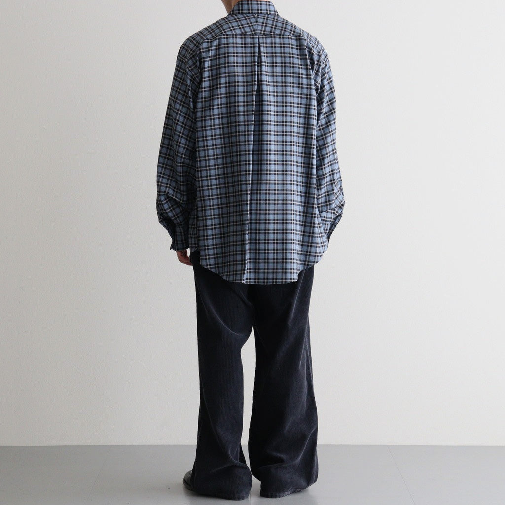 SULFUR-DYED BLEACHED CORDUROY PANTS #120 FADED NAVY [17062 40044]