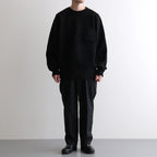 BLENDED KEMPI CREW-NECK SWEATER #ONYX [252OJ-KN01]