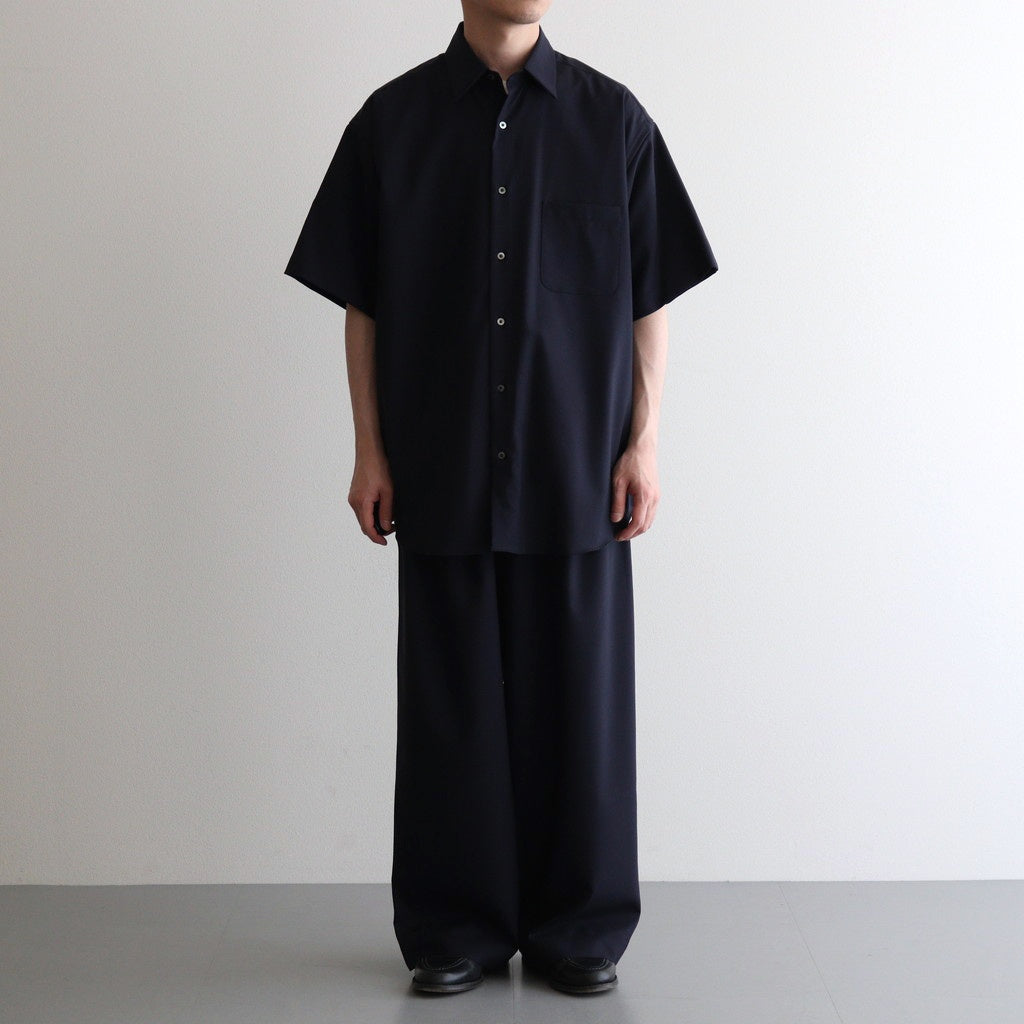 COMFORT FIT S/S SHIRT #NAVY [A25B03SH01B]