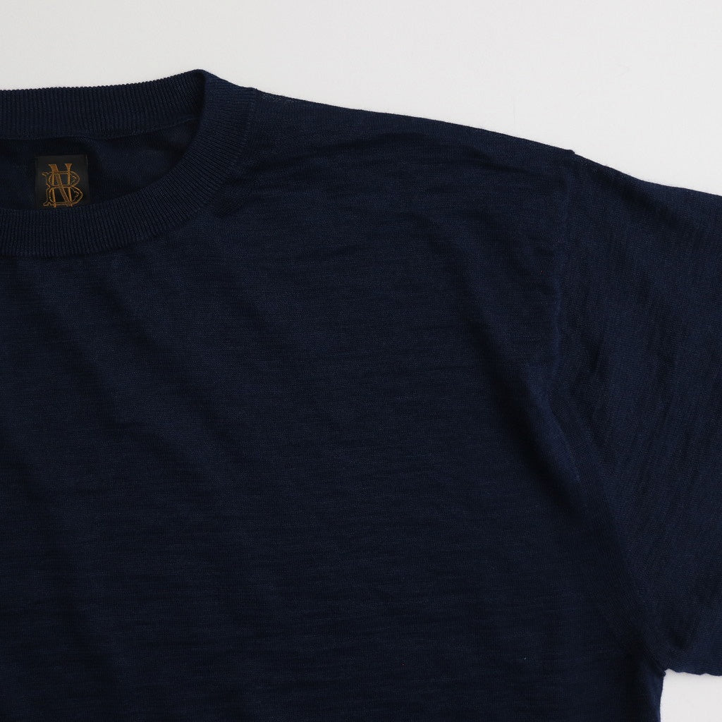 CHOMA CREW NECK #DARK BLUE [BN-25SM-058]