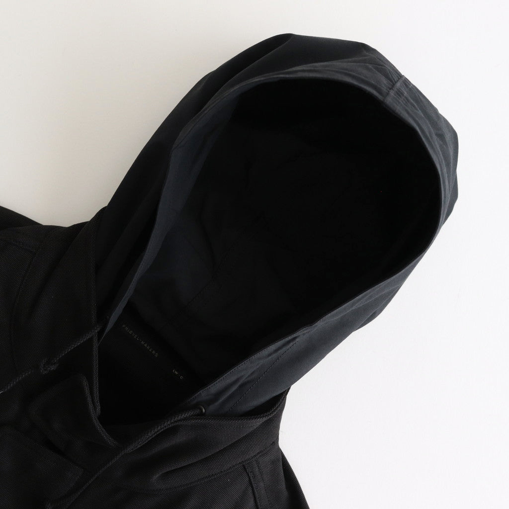 HOODED SPORTING BLOUSON #INK BLACK [PMLW-OT01]