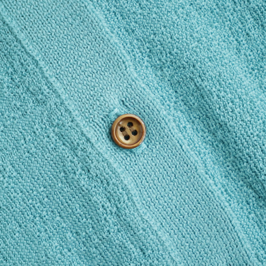 Big Collar Knit Cardigan #SEA BLUE [NEP-AW2621]