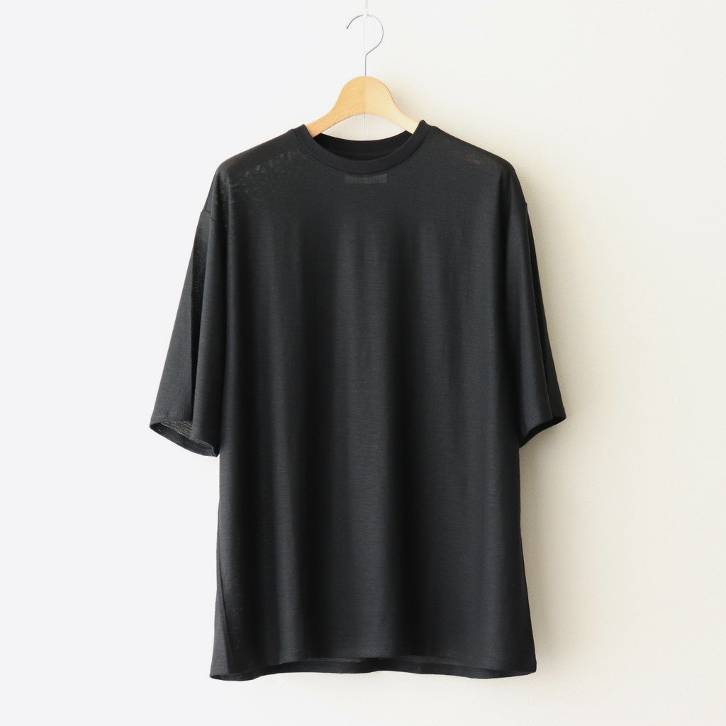 CREW NECK TEE #BLACK [M25B02CS01B]
