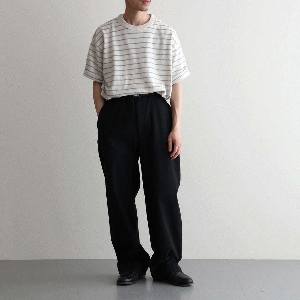Garment Dyed Jacquard Field Tee #Stone [N26SH039]