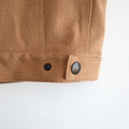 WORKER JACKET #NATURAL BROWN [A26C08BL02C]