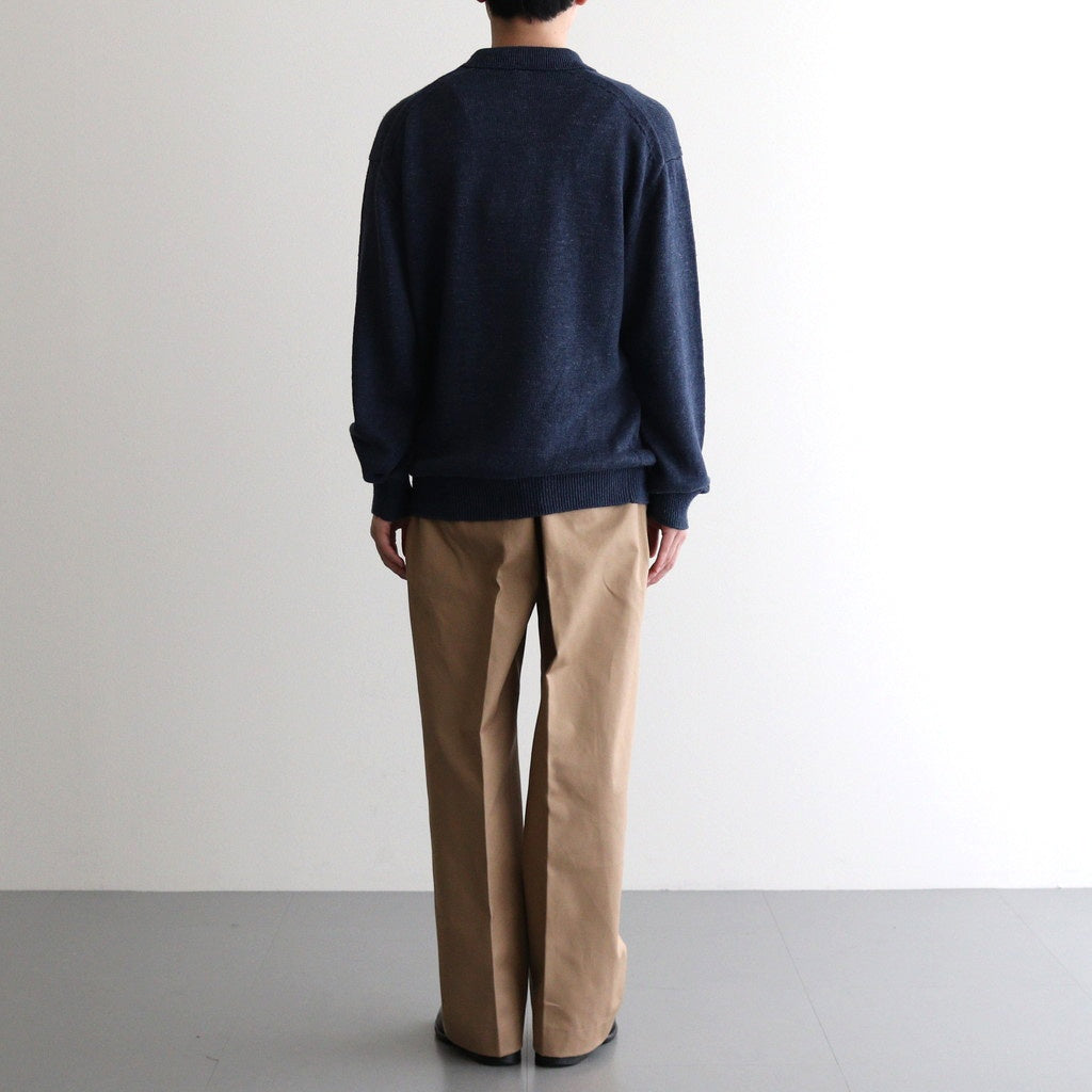 SOLIS COTTON TROUSERS - CHINO #BEIGE [HV501001]