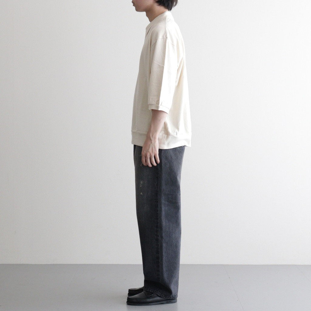 Co/Silk Nep Skipper Cropped Sleeve #Ivory [BHS26S029]