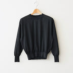 CHOMA CREW NECK #BLACK [BN-26SL-039]