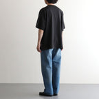 RAREGROOVE Print Tee WIDE #InkBlack×Blue-PT [bROOTS25S34S26B]