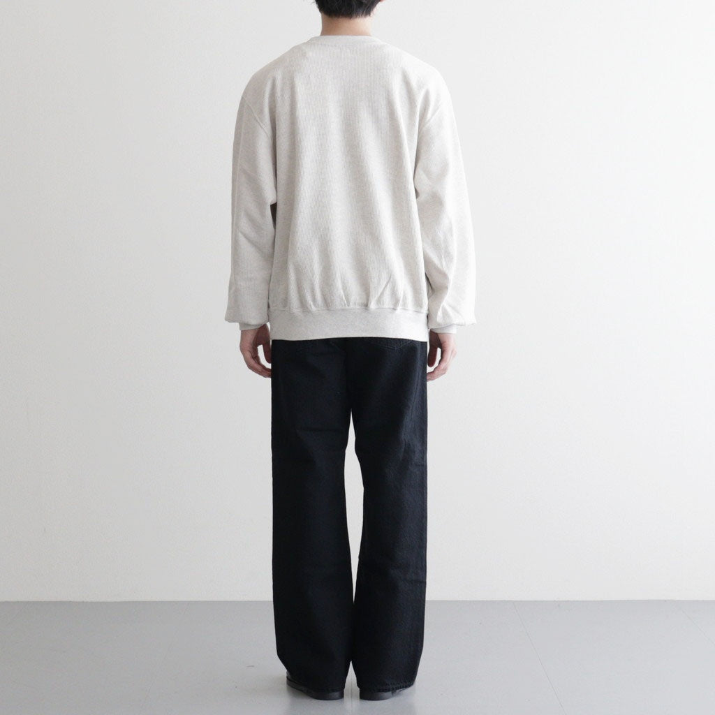 CO/HE PURE STRAIGHT DENIM #W BLACK [26S-BIS-PT05]