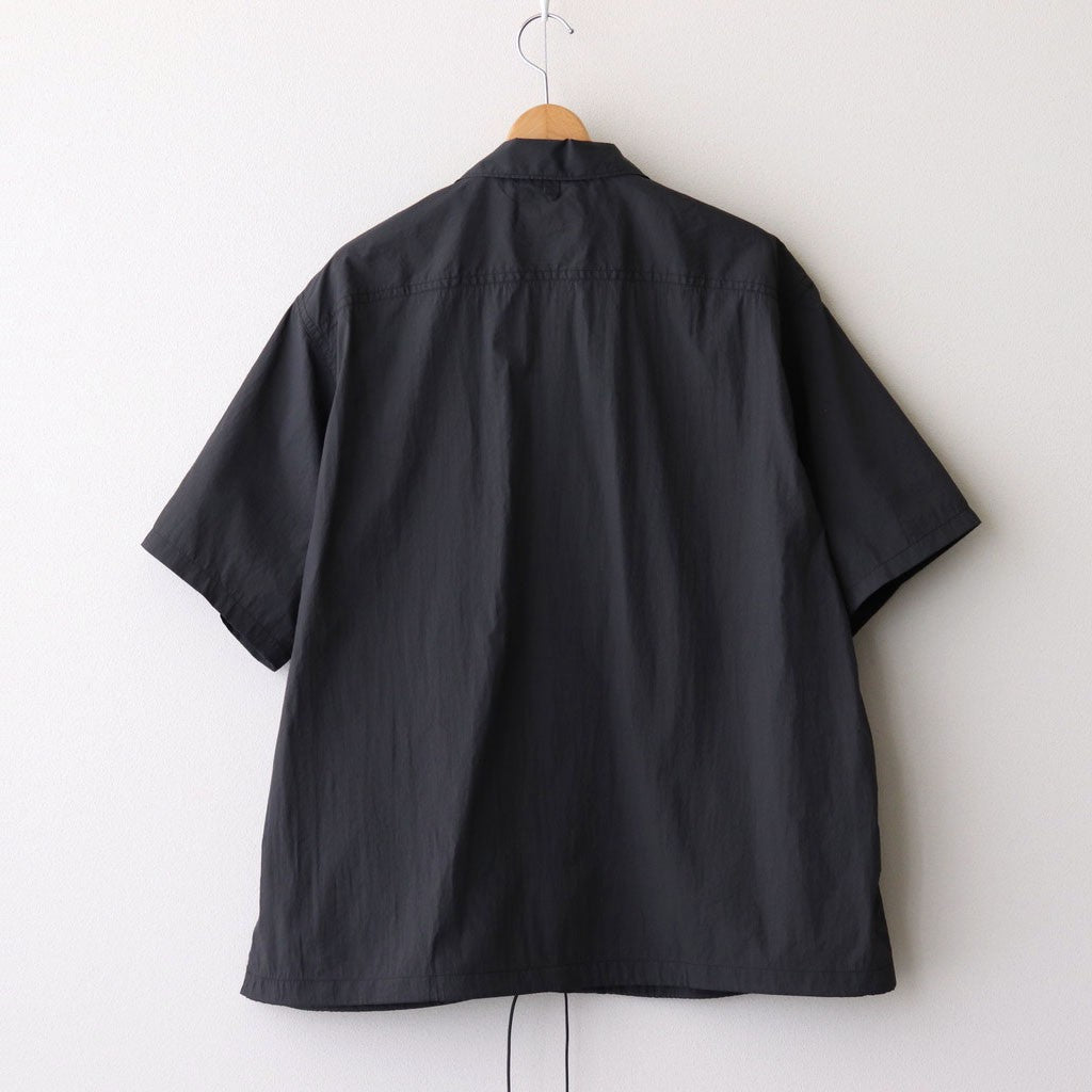 Nylon Taffeta Field S/S Shirt #Asphalt Gray [N25SG055]