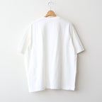 b Patch Tee WIDE #White×Red [bROOTS25S34S26C]