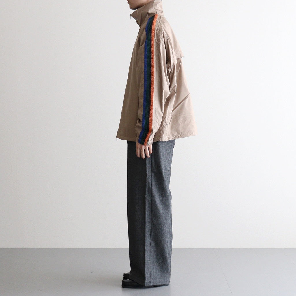 TRACK JACKET POLYESTER #BEIGE [DNA25B03-A]